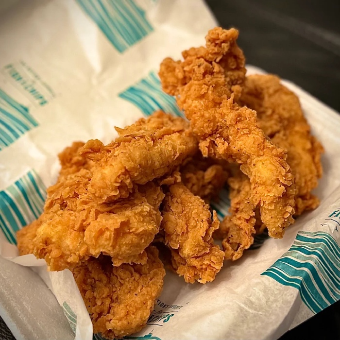  chicken served at Tony's Chip
                      Shop in Coatbridge